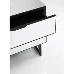 Kommode Klein Soran Schwarz 49X50Cm