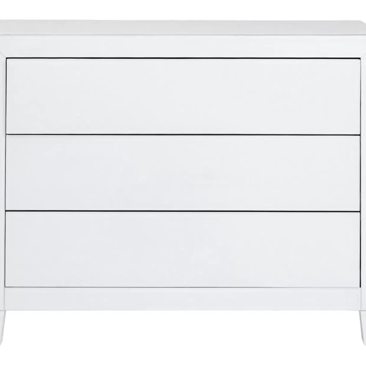 Kommode Luxury Push 3 Schube Weiss