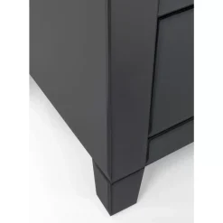 Kommode Luxury Push 3 Schube Grau