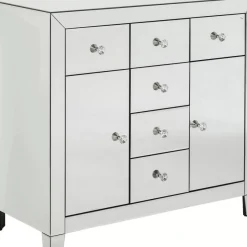 Kommode Luxury 2-Turig 6 Schube