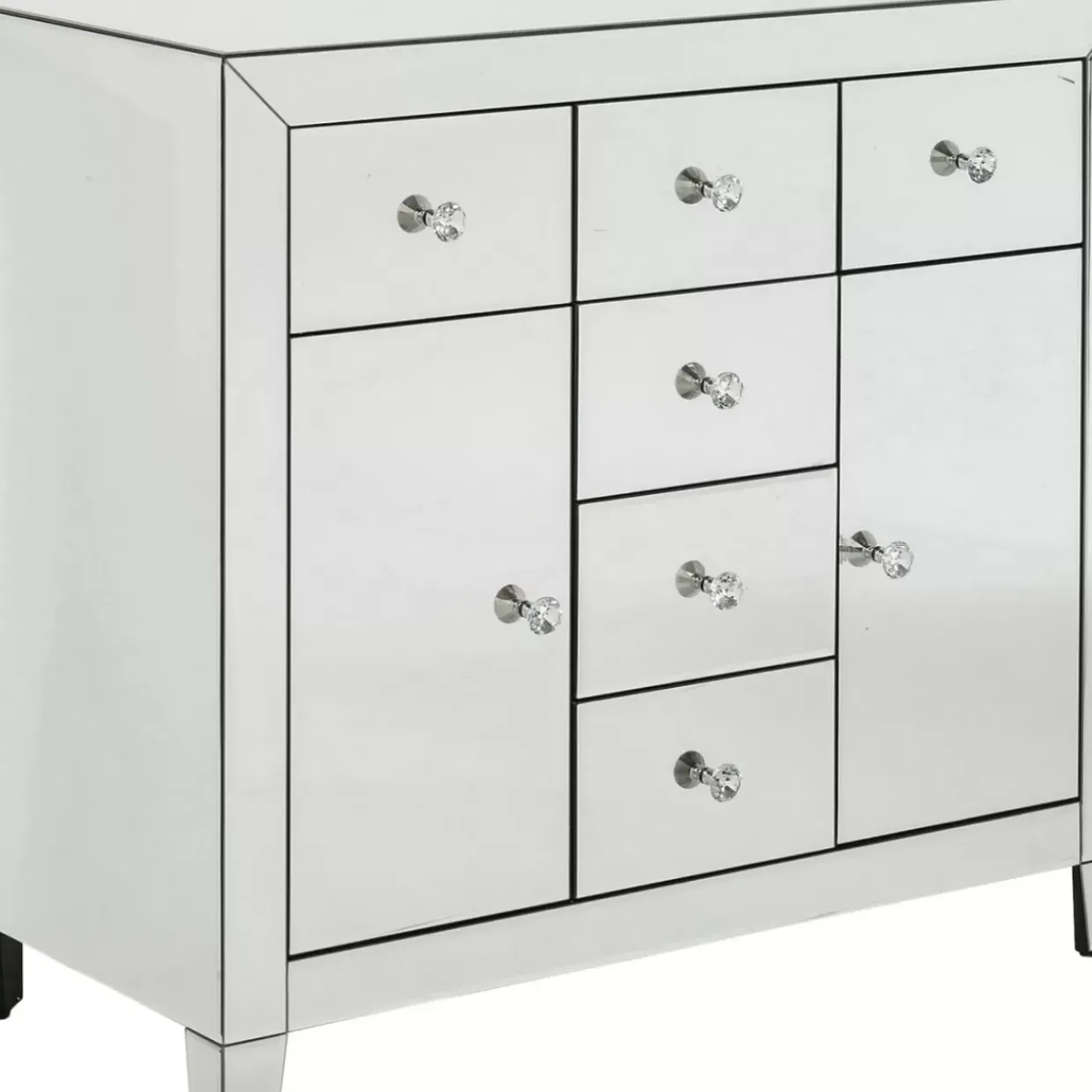 Kommode Luxury 2-Turig 6 Schube