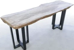 Konsole Alfredo Versteinertes Holz