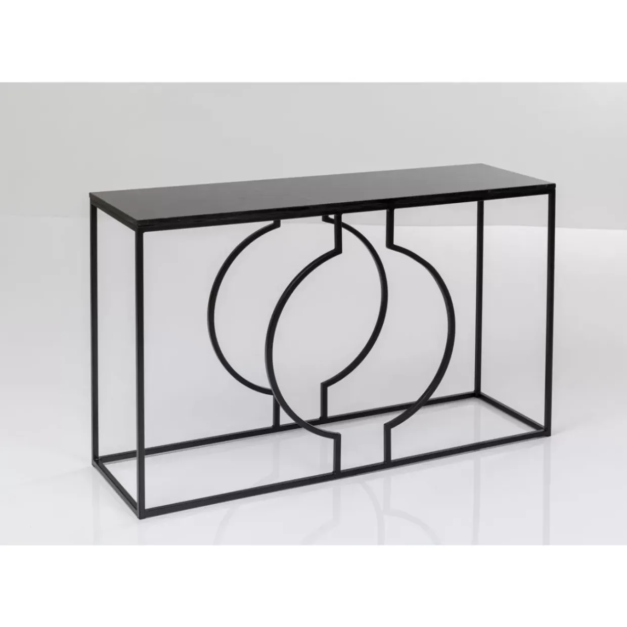 Konsole Miami Loft Schwarz 120X75Cm