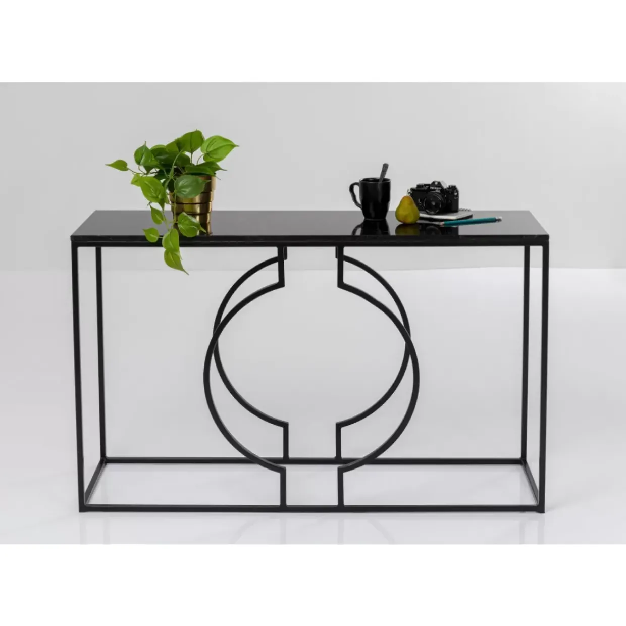Konsole Miami Loft Schwarz 120X75Cm