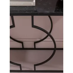 Konsole Miami Loft Schwarz 120X75Cm