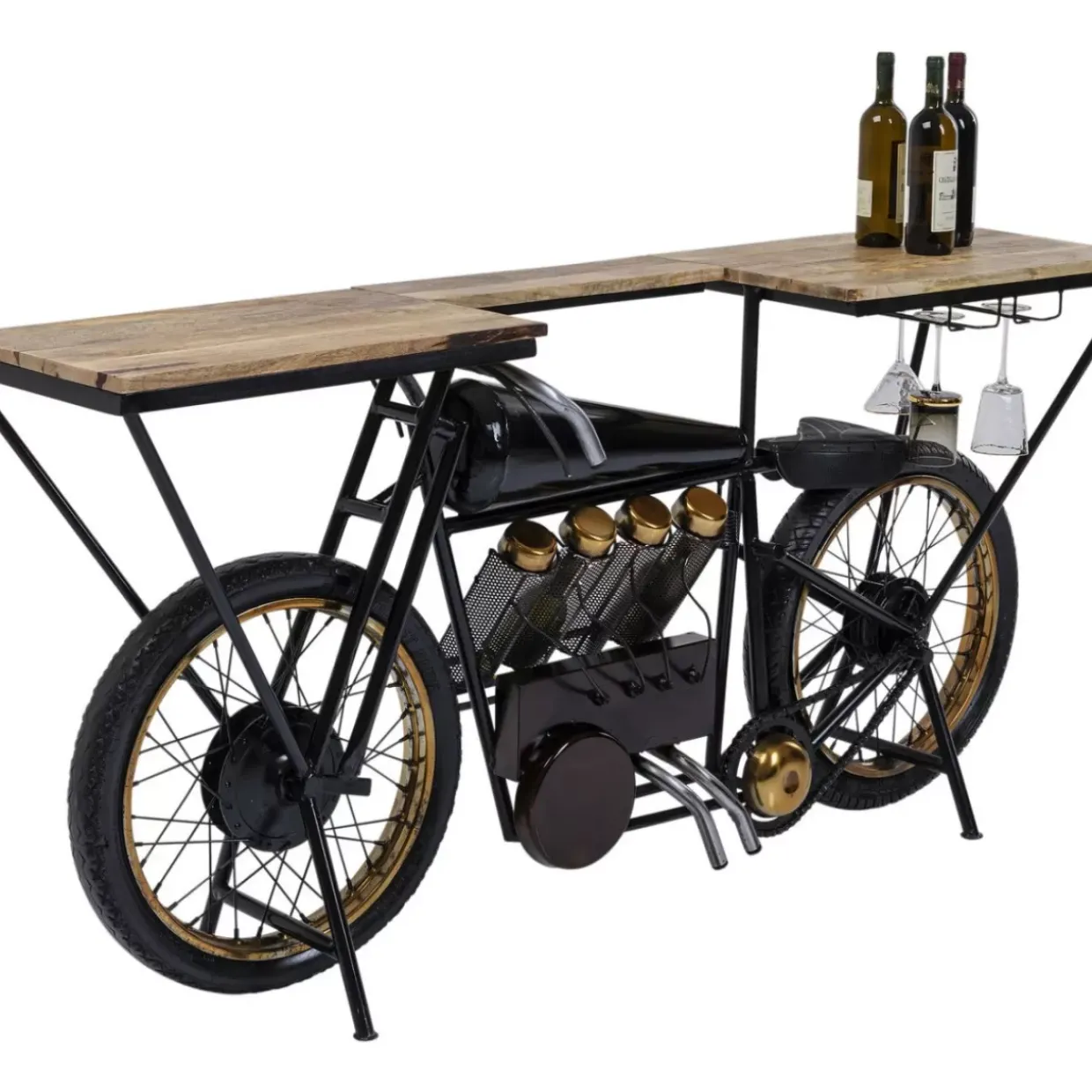 Konsole Motorbike Schwarz
