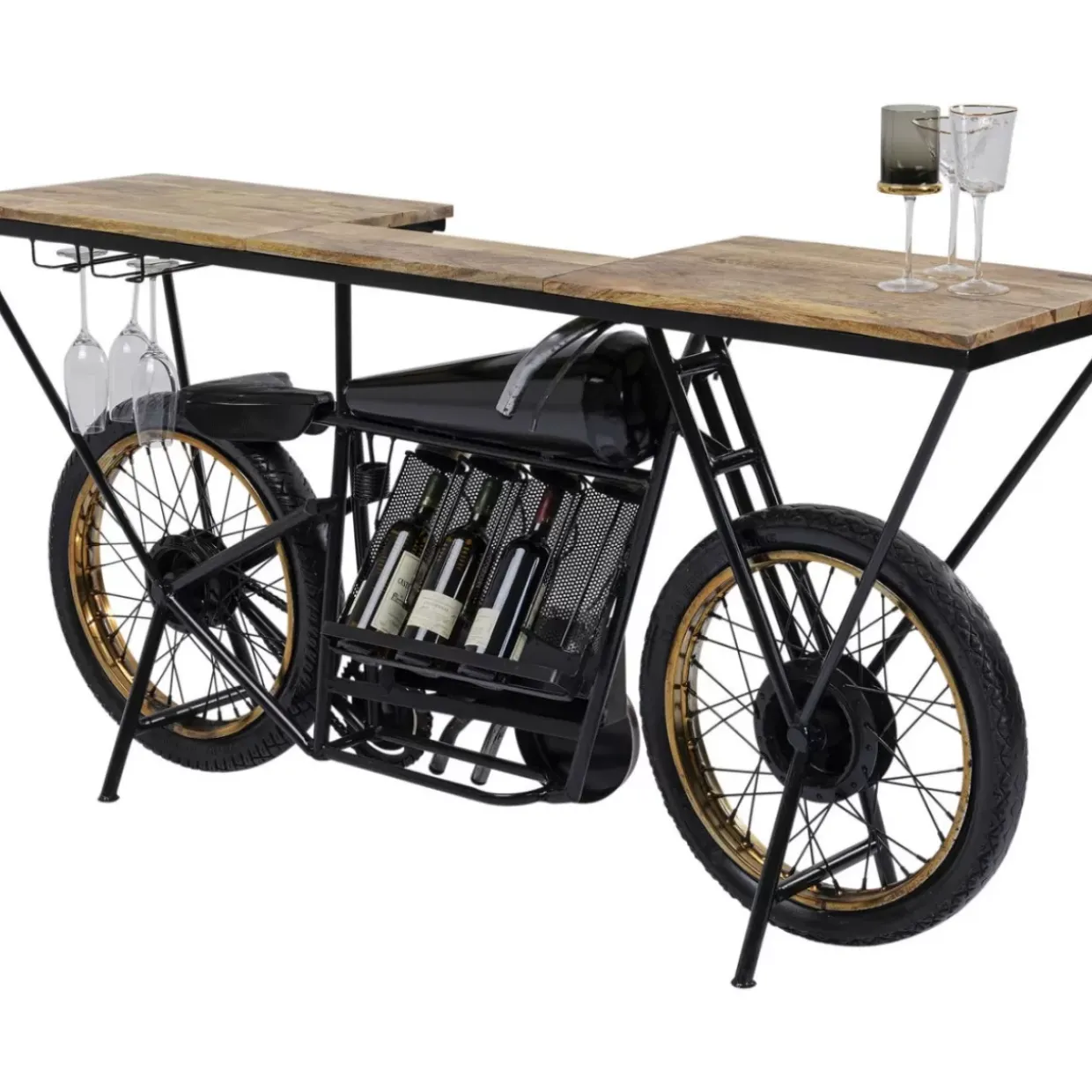 Konsole Motorbike Schwarz