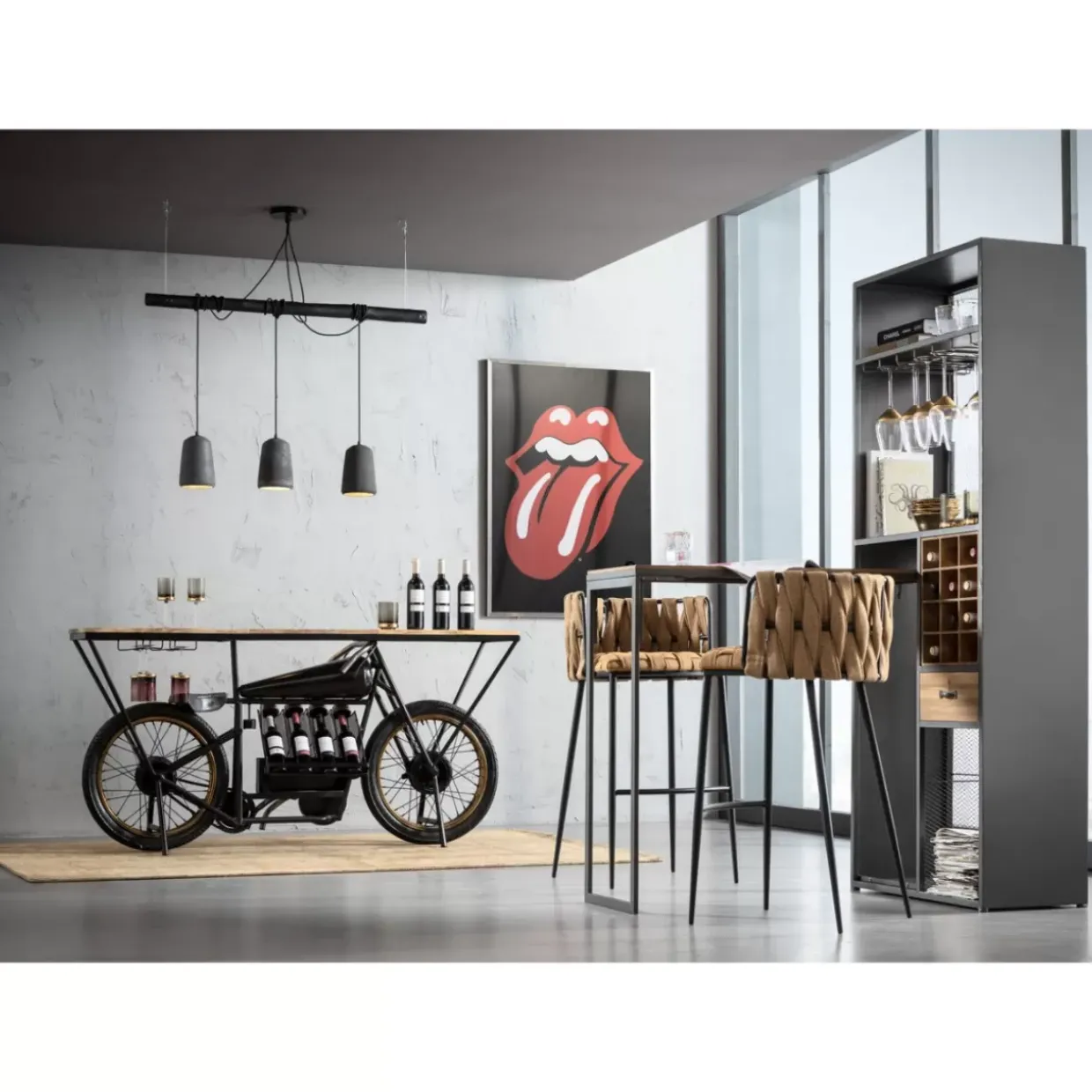 Konsole Motorbike Schwarz