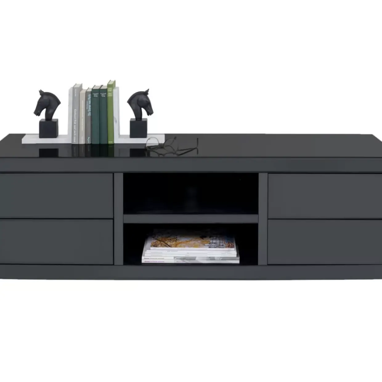 Lowboard Luxury Push Grau 140X50Cm