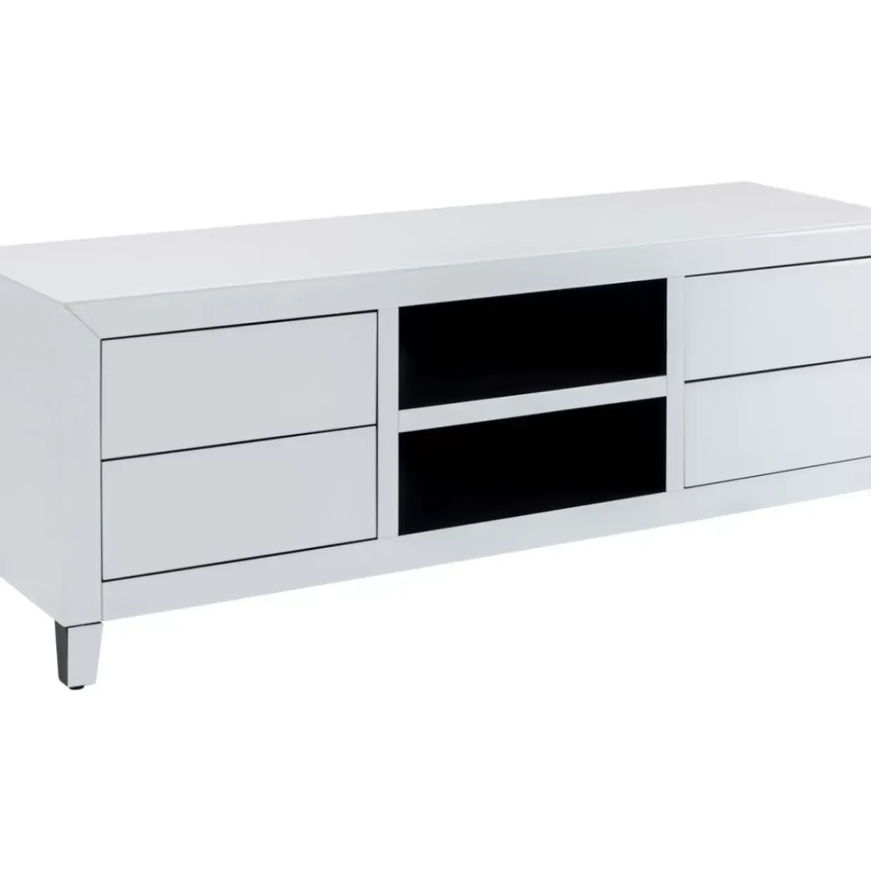 Lowboard Luxury Push Weiss 140X50Cm