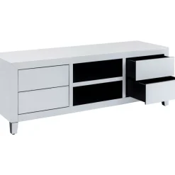Lowboard Luxury Push Weiss 140X50Cm