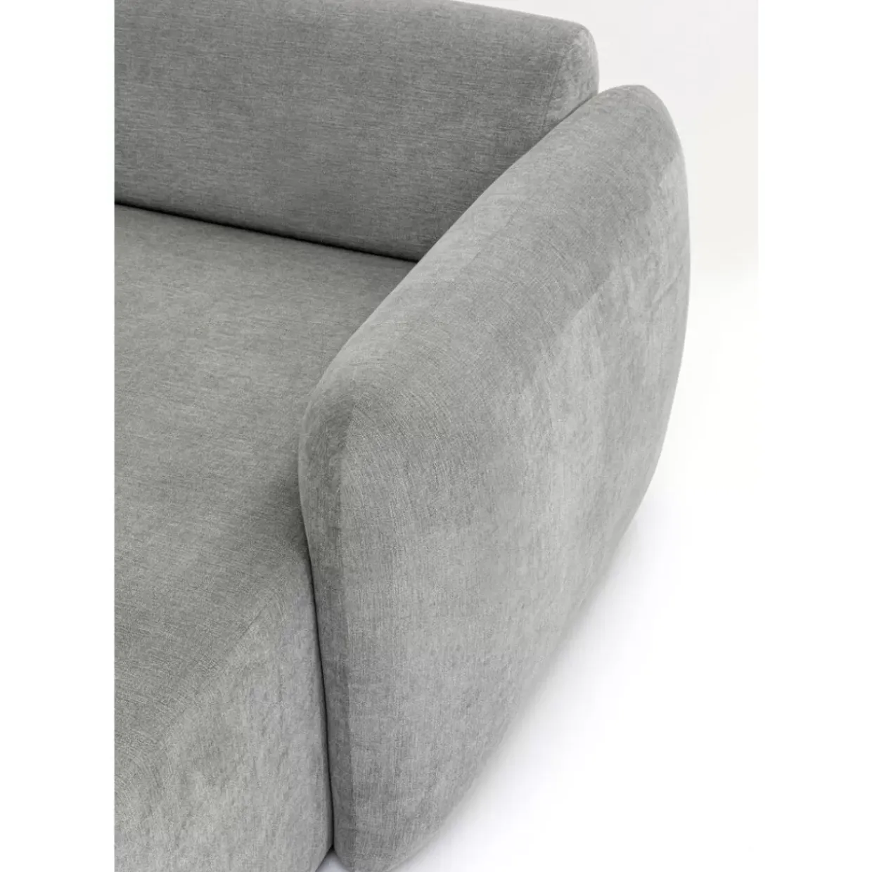 Lucca Ottomane Elements Grau Rechts 90Cm