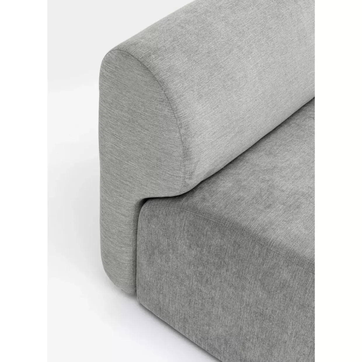 Lucca Ottomane Elements Grau Rechts 90Cm