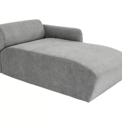 Lucca Ottomane Elements Grau Rechts 90Cm