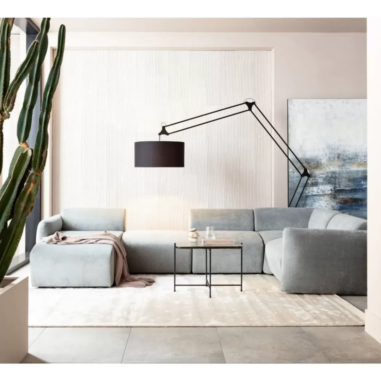 Lucca Schlussecke Elements Rechts Grau 89Cm