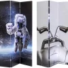 Paravent Triptychon Man Vs Oldtimer 120X180Cm