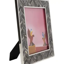 Rahmen Chevron Grau 20X25