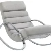 Schaukelsessel Manhattan Grau-Beige