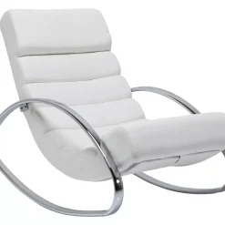 Schaukelsessel Manhattan White