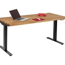 Schreibtisch Office Jackie Eiche Schwarz 160X80