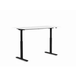 Schreibtisch Office Smart Schwarz Weiss 120X70