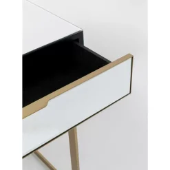 Schreibtisch Soran Gold 120X50Cm