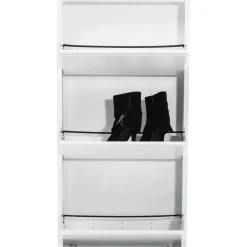 Schuhkipper Caruso 3-Er Weiss