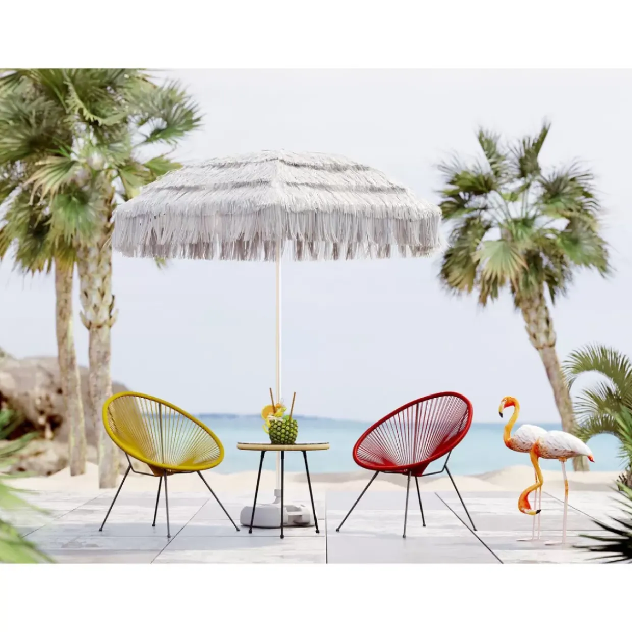 Sessel Acapulco Cherry