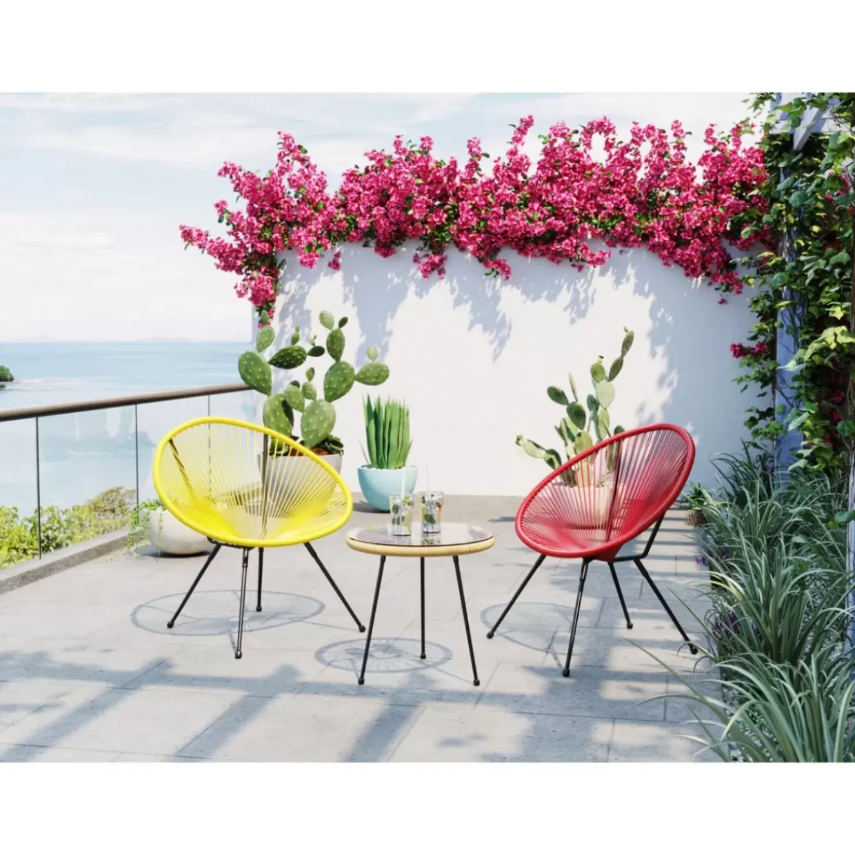 Sessel Acapulco Cherry