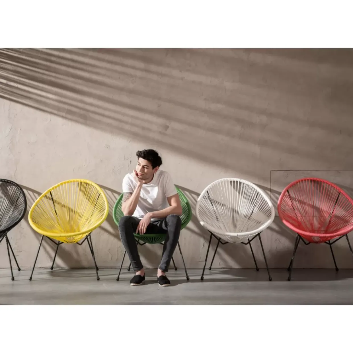 Sessel Acapulco Schwarz