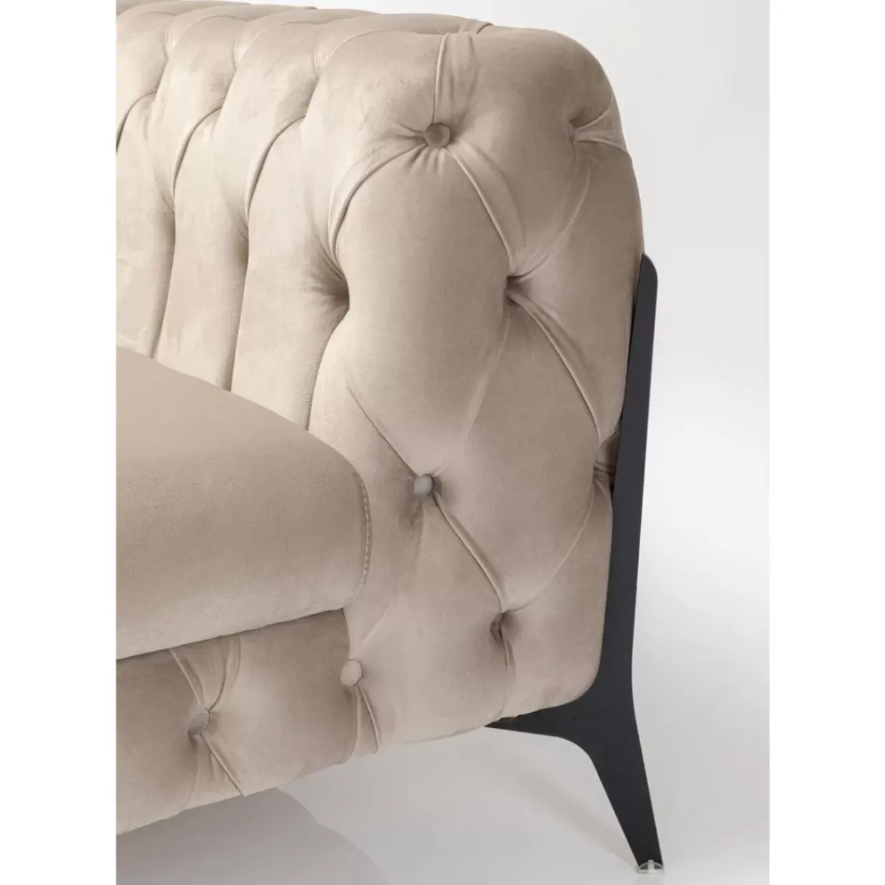 Sessel Bellissima Velvet Beige 120Cm