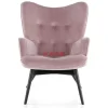 Sessel Black Vicky Velvet Rose