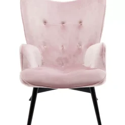 Sessel Black Vicky Velvet Rose