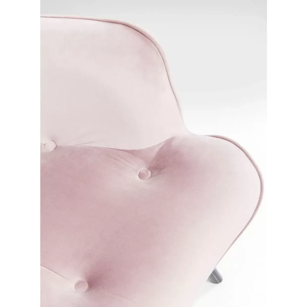 Sessel Black Vicky Velvet Rose