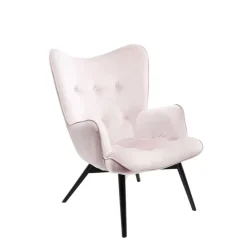 Sessel Black Vicky Velvet Rose