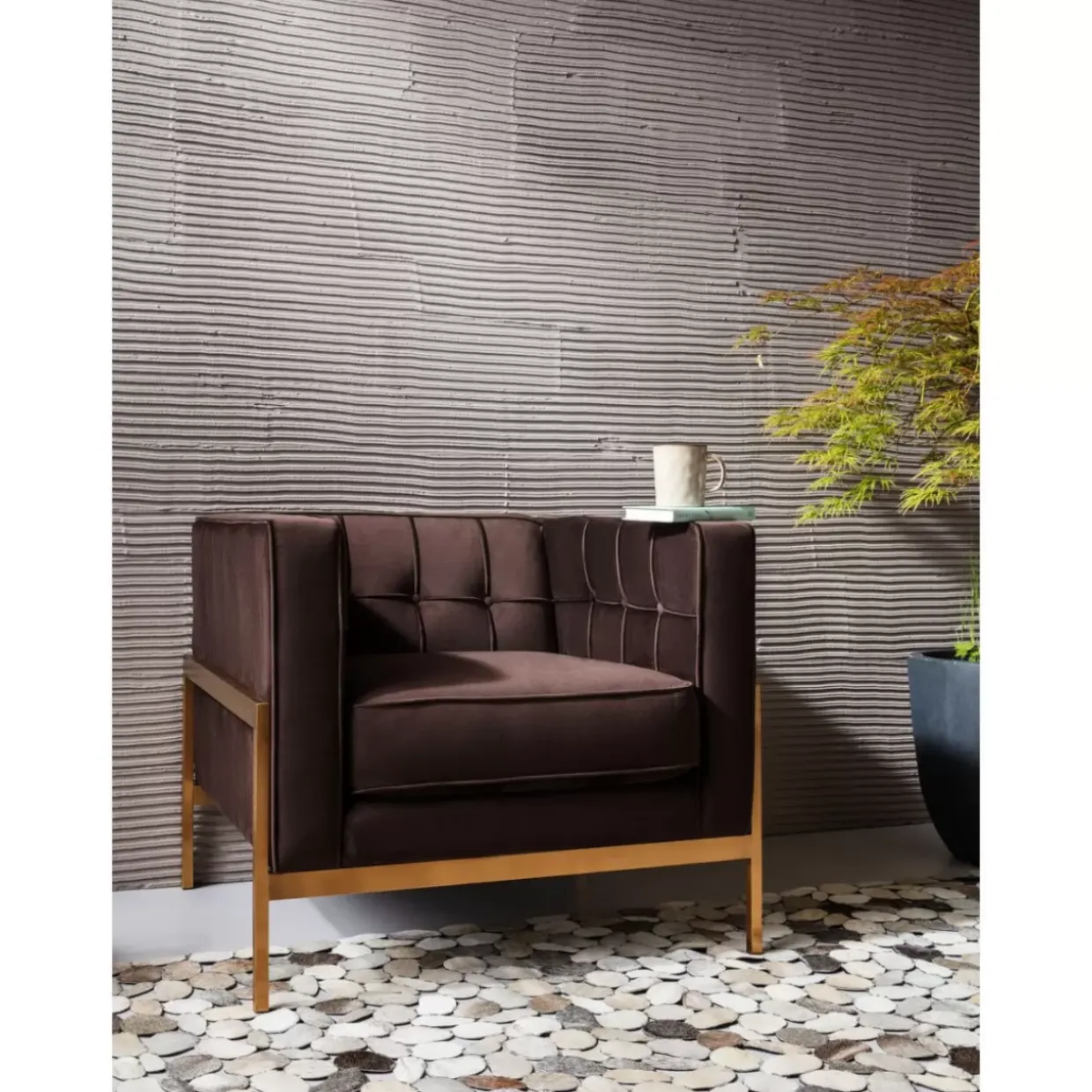Sessel Loft Braun