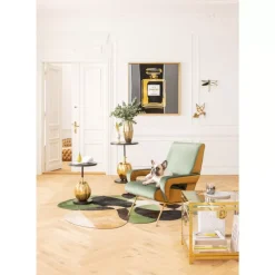 Sessel Luna High Grun