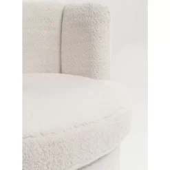 Sessel Silhouette Fur Weiss