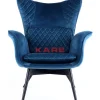 Sessel Tudor Velvet Petrol