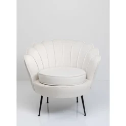 Sessel Water Lily Black Beige