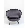 Sessel Water Lily Black Grau