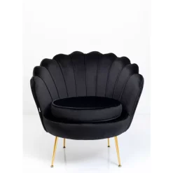 Sessel Water Lily Gold Schwarz