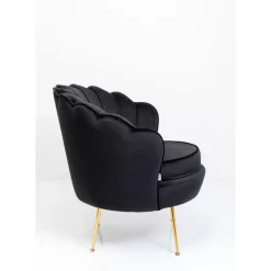 Sessel Water Lily Gold Schwarz