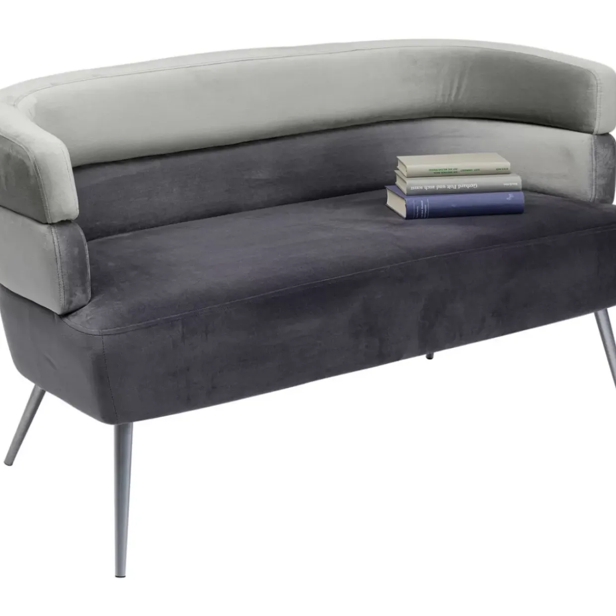Sofa Sandwich 2-Sitzer Grau