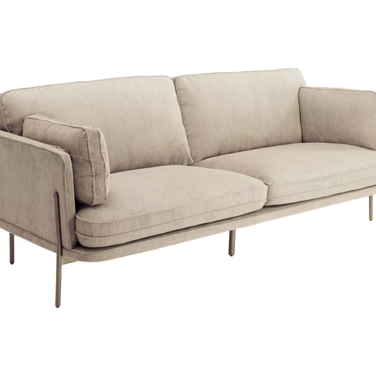 Sofa Shirly 3-Sitzer Creme