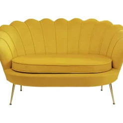 Sofa Water Lily 2-Sitzer Gelb 132Cm