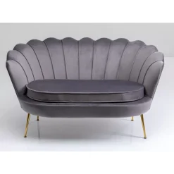 Sofa Water Lily 2-Sitzer Grau 132Cm