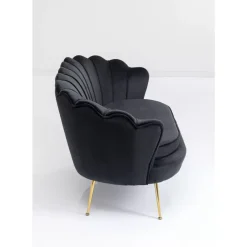 Sofa Water Lily 2-Sitzer Schwarz 132Cm