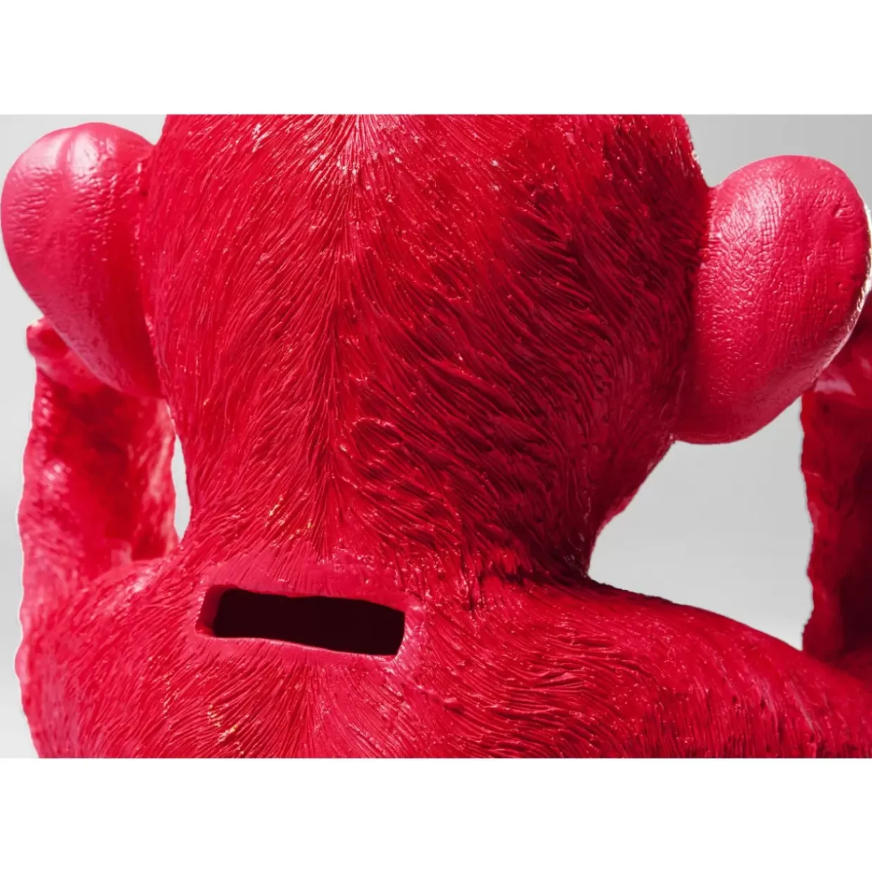 Spardose Monkey Kikazaru Rot