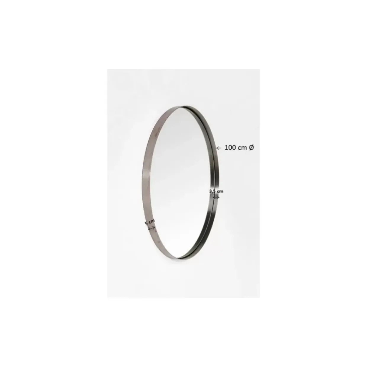 Spiegel Curve Round Copper O100Cm